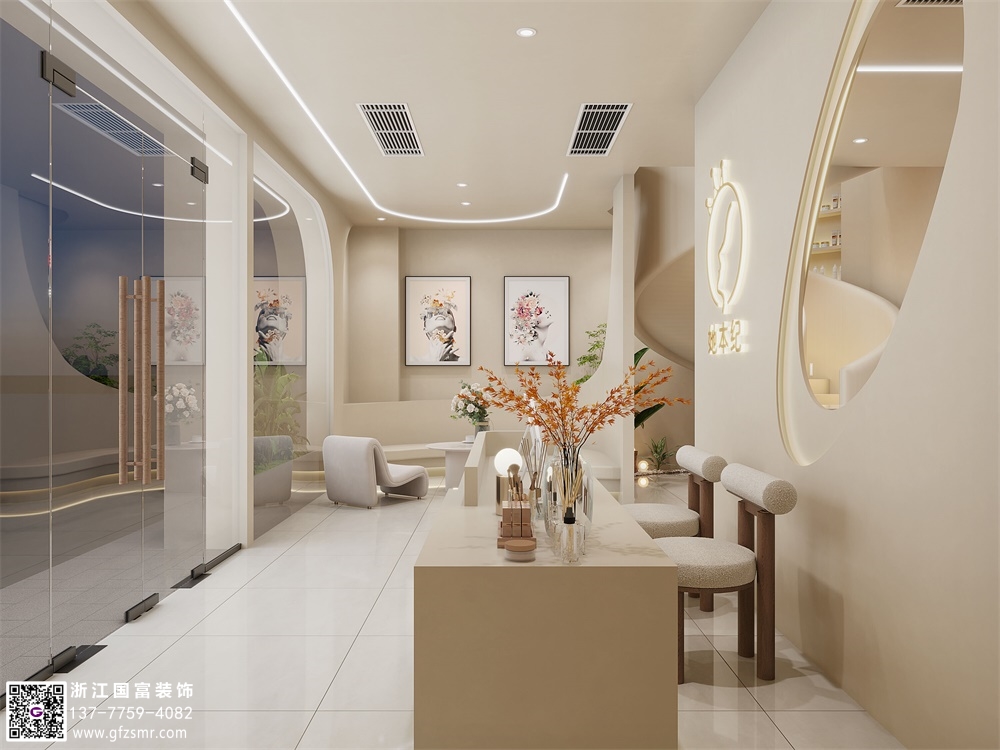 宅寂風(fēng)美容院裝修設(shè)計(jì)要點(diǎn)介紹？